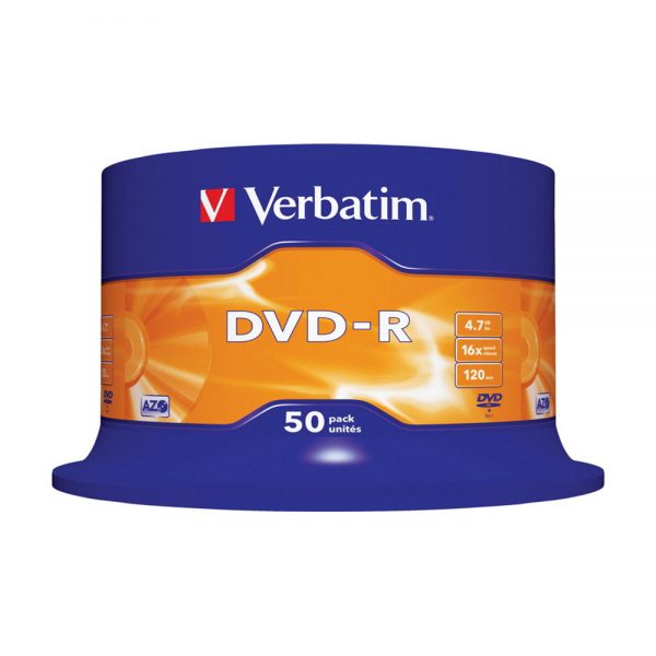 DVD-R 16X4.7GBX120 VERBATIM 50ΤEM